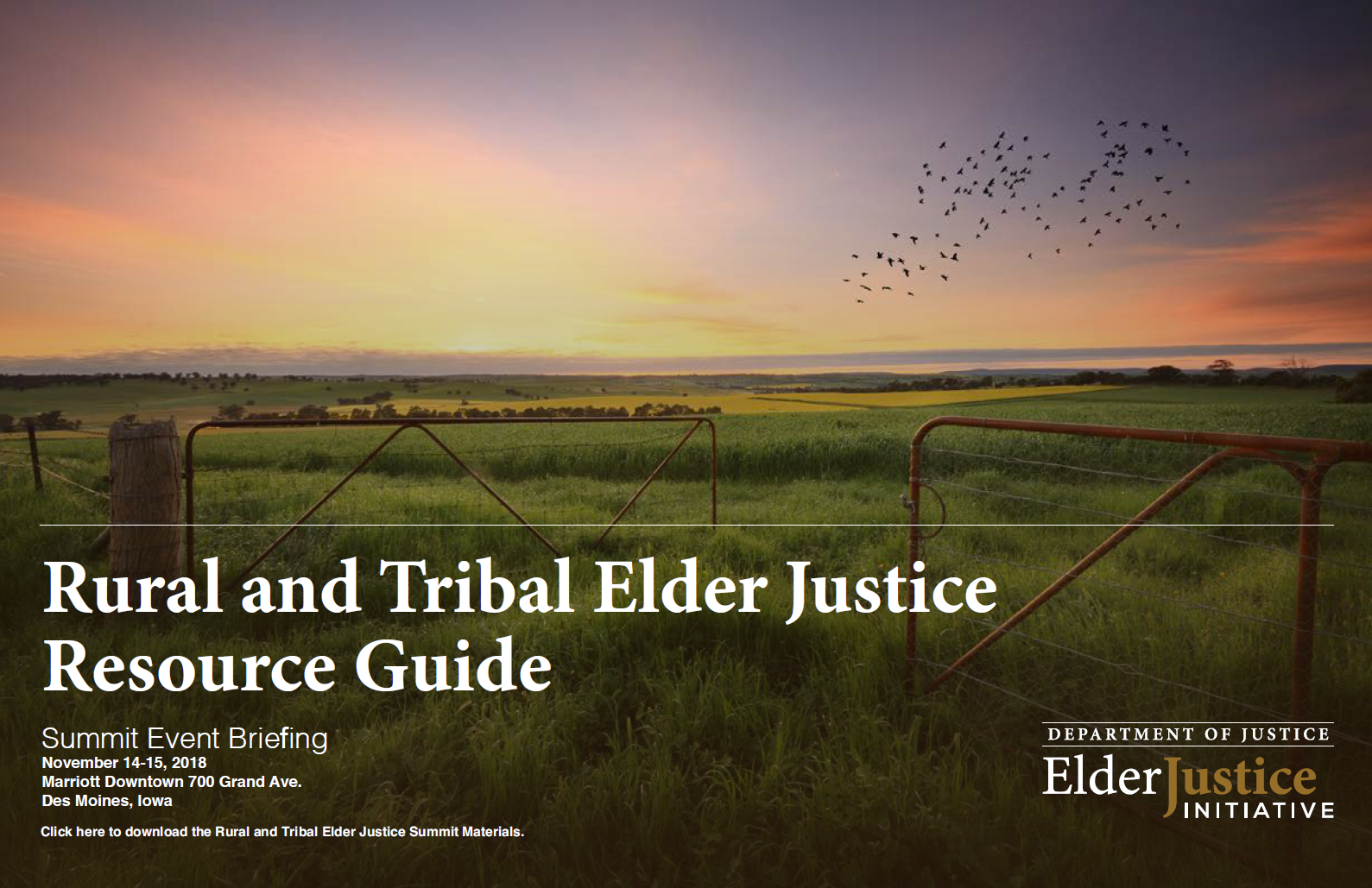 Rural and Tribal Elder Justice Resource Guide - access publication