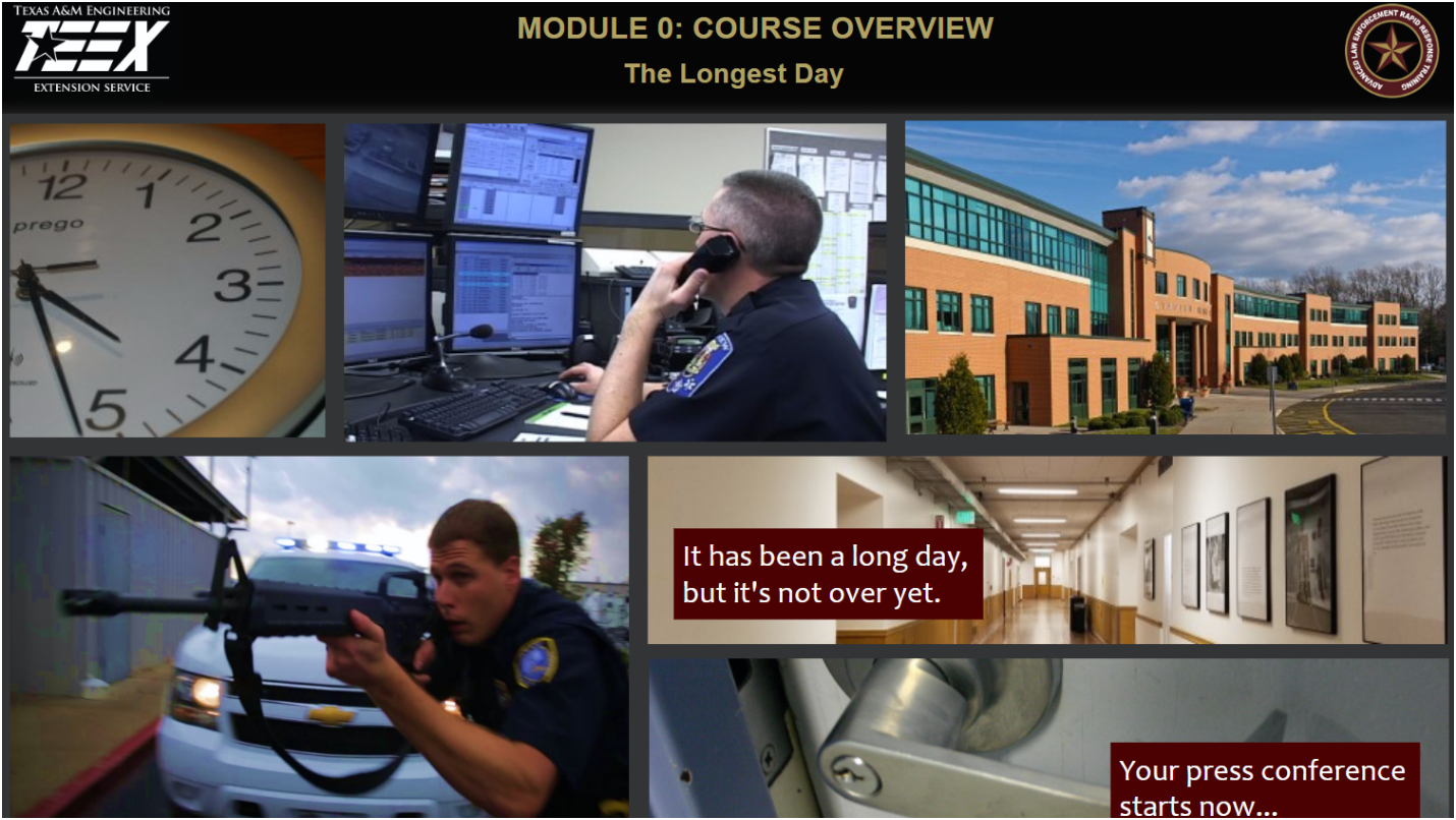 Active Attack Event Response Leadership - access course description