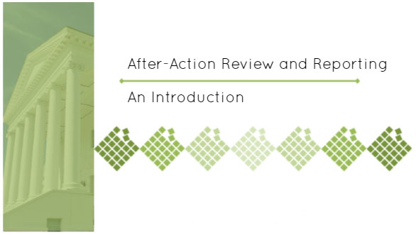 After-Action Review and Reporting: An Introduction - access course description