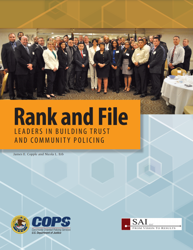 Rank and File: Leaders in Building Trust and Community Policing - access the course description
