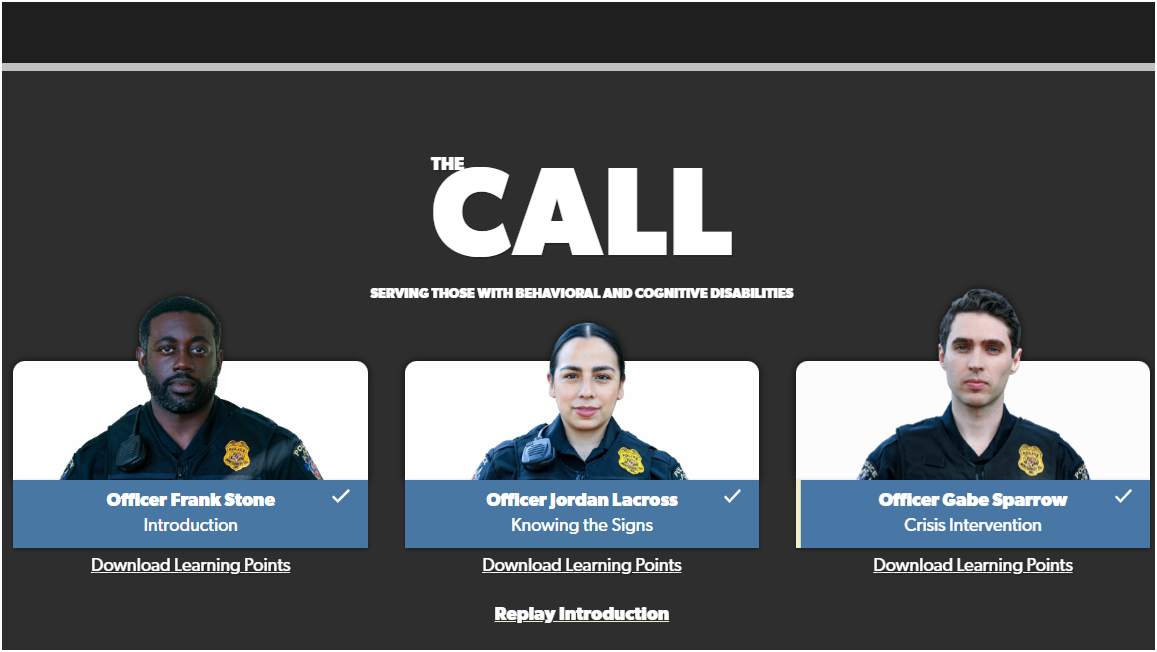 The Call: Serving Those with Behavioral and Cognitive Disabilities - access course
