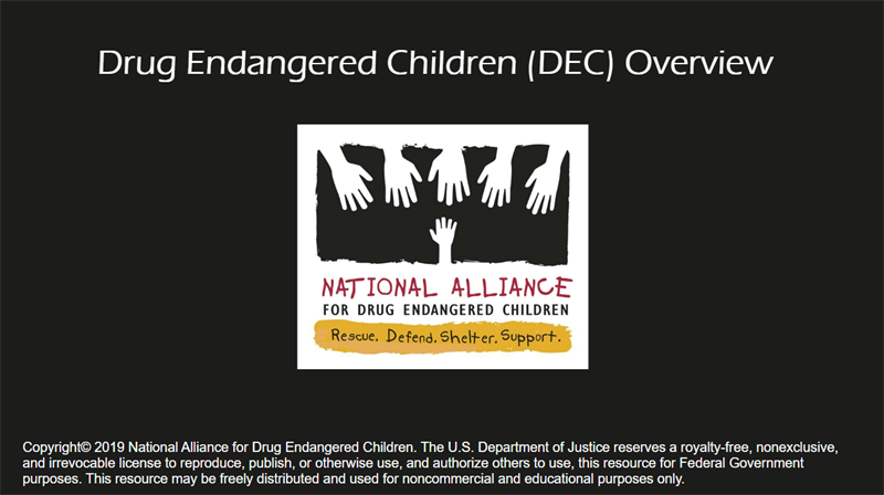 Drug Endangered Children (DEC): Overview - access the course description